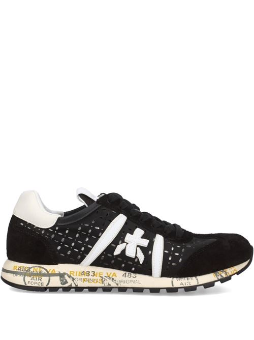 Sneakers donna Premiata Lucy D 7414 nere in suede e nylon traforato PREMIATA | LUCY_D7414