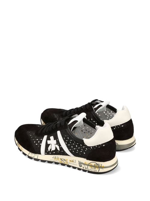 Sneakers donna Premiata Lucy D 7414 nere in suede e nylon traforato PREMIATA | LUCY_D7414