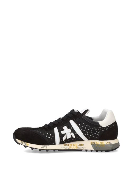 Sneakers donna Premiata Lucy D 7414 nere in suede e nylon traforato PREMIATA | LUCY_D7414
