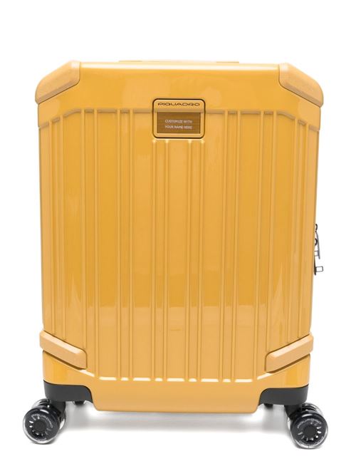 Trolley unisex Piquadro cabina rigido senape 4 ruote Piquadro | BV4425POPG2