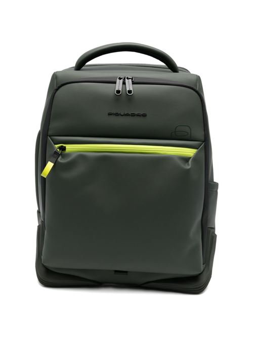 Zaino da viaggio verde militare porta pc e resistente all'acqua Piquadro | CA6631C2OWVE