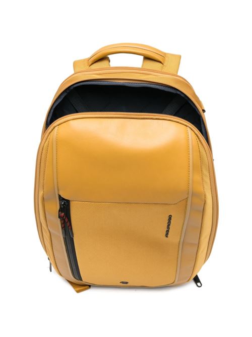 Zaino da viaggio senape porta pc in tessuto ricilcato Piquadro | CA6928S143BMG