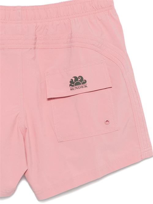 Costume uomo Sundek boxer mare microfibra rosa con arcobaleno SUNDEK | GM504BDP7700A9401