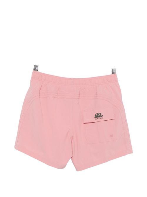 Costume uomo Sundek boxer mare microfibra rosa con arcobaleno SUNDEK | GM504BDP7700A9401