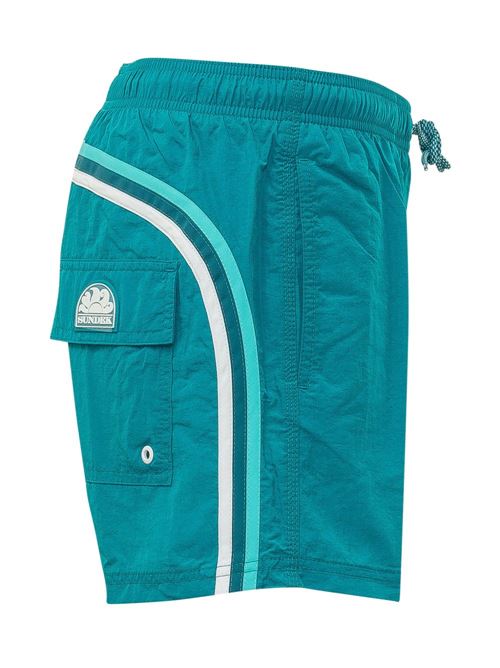 Costume uomo Sundek boxer mare azzurro con arcobaleno SUNDEK | M504BDN510069402