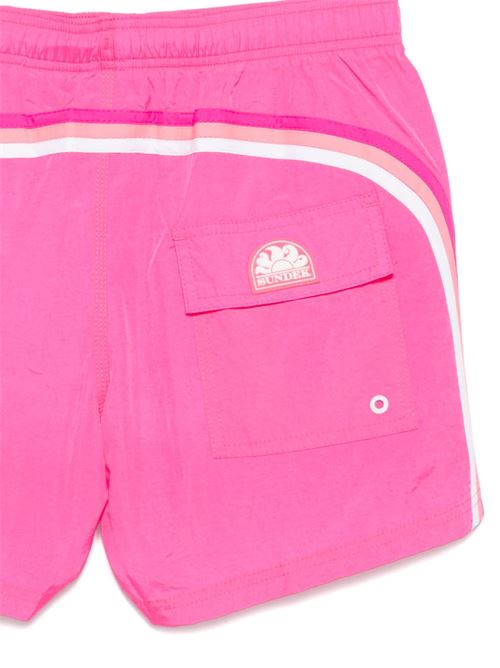 Costume uomo Sundek boxer mare  fucsia con arcobaleno SUNDEK | M504BDN5100A5501