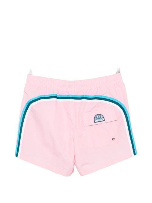 Costume uomo Sundek boxer mare taffetà rosa con arcobaleno SUNDEK | M504BDTA10053201