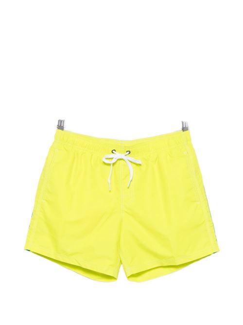 Costume uomo Sundek boxer mare taffetà lime con arcobaleno SUNDEK | M504BDTA10069103