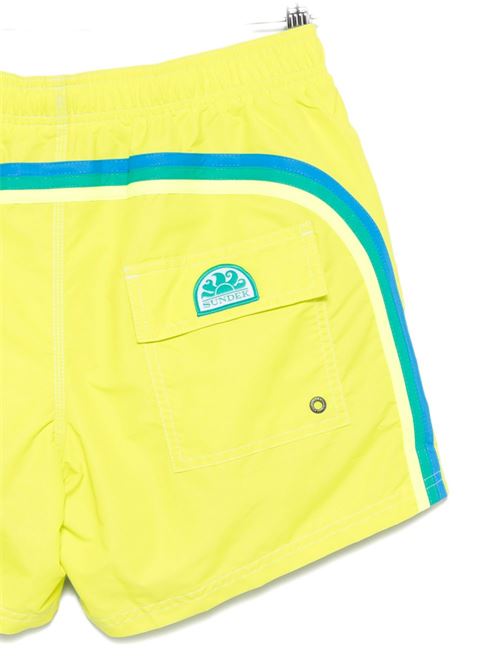 Costume uomo Sundek boxer mare taffetà lime con arcobaleno SUNDEK | M504BDTA10069103