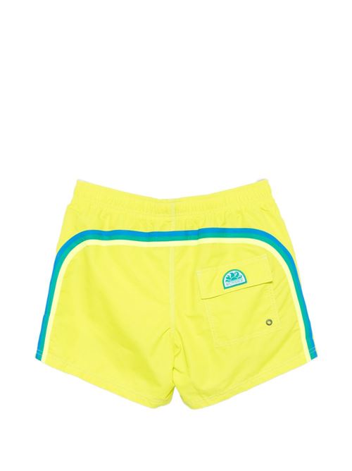 Costume uomo Sundek boxer mare taffetà lime con arcobaleno SUNDEK | M504BDTA10069103