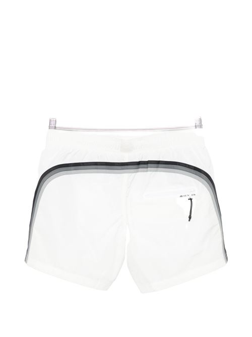Costume uomo Sundek boxer mare bianco con zip metal e arcobaleno SUNDEK | M552BDM060003904
