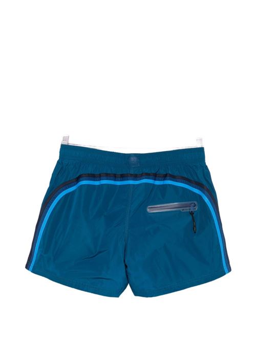 Costume uomo Sundek boxer mare blu con zip metal e arcobaleno SUNDEK | M552BDM0600A5601