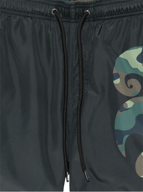 Costume uomo Sundek boxer mare nero e verde camouflage con scritta SUNDEK | M725BDRT40095953