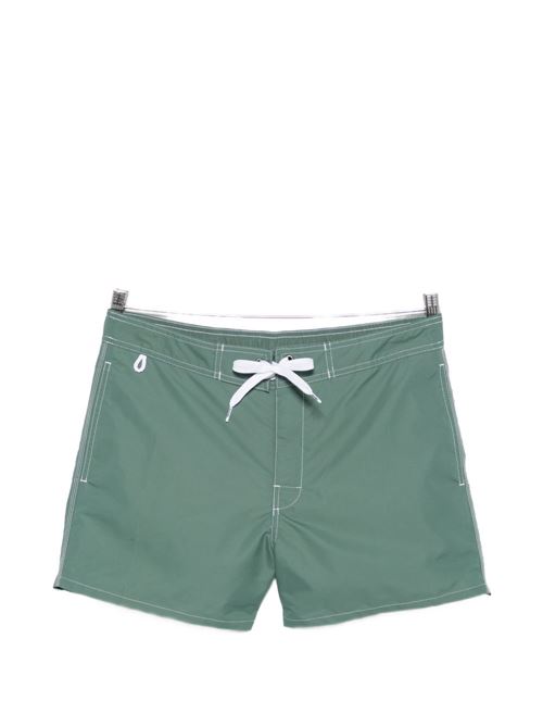 Costume uomo Sundek boxer mare verde mezzo elastico in taffetà con arcobaleno SUNDEK | M911BDTA100A1602
