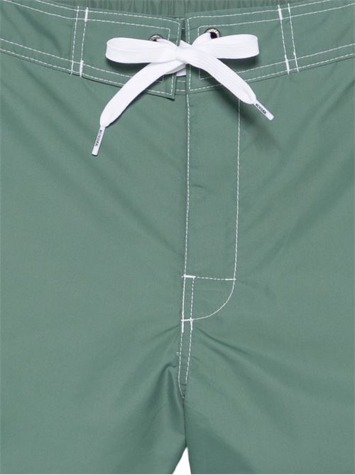 Costume uomo Sundek boxer mare verde mezzo elastico in taffetà con arcobaleno SUNDEK | M911BDTA100A1602