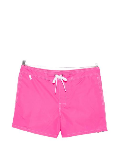 Costume uomo Sundek boxer mare fucsia mezzo elastico in taffetà con arcobaleno SUNDEK | M911BDTA100A5501