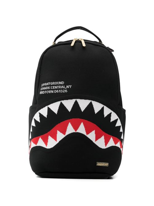 Zaino bambino Sprayground nero con grafica shark mouth Sprayground kids | 910B7570NSZ.X