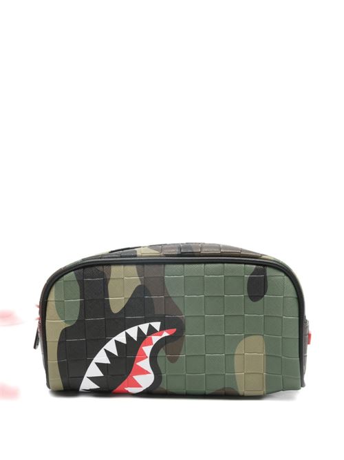 Borsa bambino Sprayground woodland pouch verde camouflage Sprayground kids | 910B8267NSZX