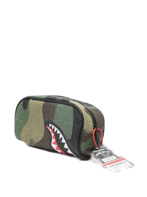 Borsa bambino Sprayground woodland pouch verde camouflage Sprayground kids | 910B8267NSZX