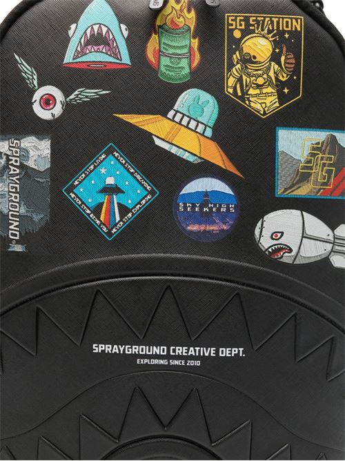 Zaino bambino Sprayground cargo patches nero Sprayground kids | 910B8286NSZX
