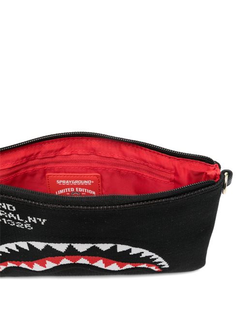 Borsa bambino Sprayground shark central crossover clutch nera Sprayground kids | 910B8490NSZX