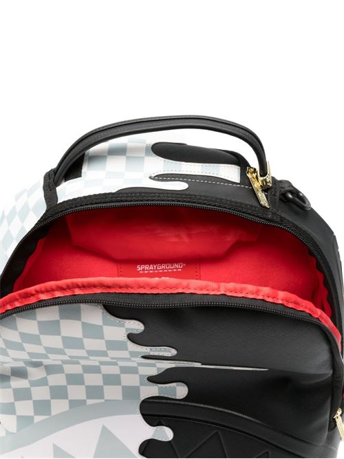 Zaino unisex Sprayground Check Side Drip cream Sprayground | 910B8758NSZX