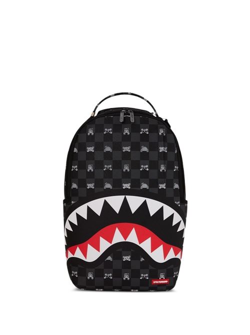 Zaino unisex Sprayground Peeking Character Check grigio Sprayground | 910B8872NSZX
