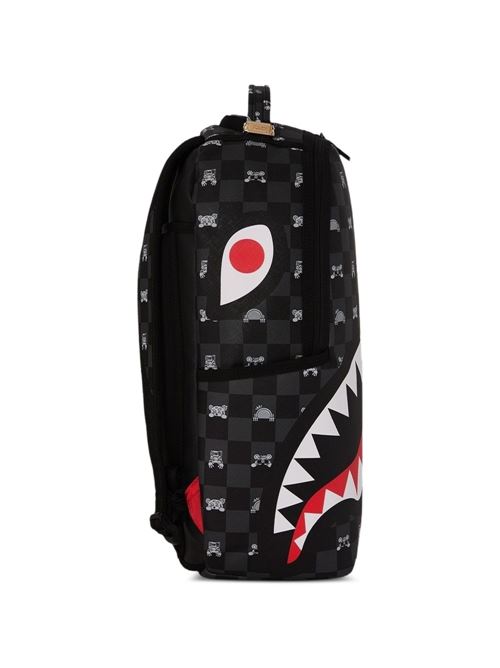 Zaino unisex Sprayground Peeking Character Check grigio Sprayground | 910B8872NSZX