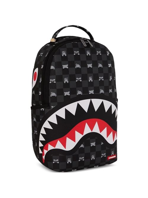 Zaino unisex Sprayground Peeking Character Check grigio Sprayground | 910B8872NSZX
