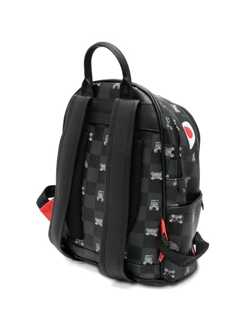 Zaino unisex Sprayground Peeking Character Check Savage grigio Sprayground | 910B8908NSZX