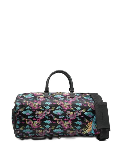 Borsa unisex Sprayground Embroidered Dragons duffle nera Sprayground | 910D6893NSZX