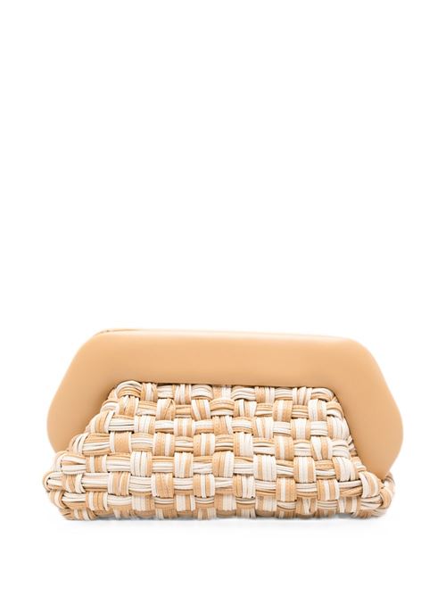 Borsa Themoirè Bios da donna beige con effetto arricciato e tracolla removibile THEMOIRE' | 261WTMB00OCVF1201B