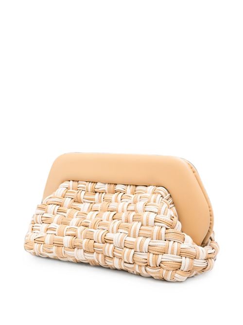 Borsa Themoirè Bios da donna beige con effetto arricciato e tracolla removibile THEMOIRE' | 261WTMB00OCVF1201B