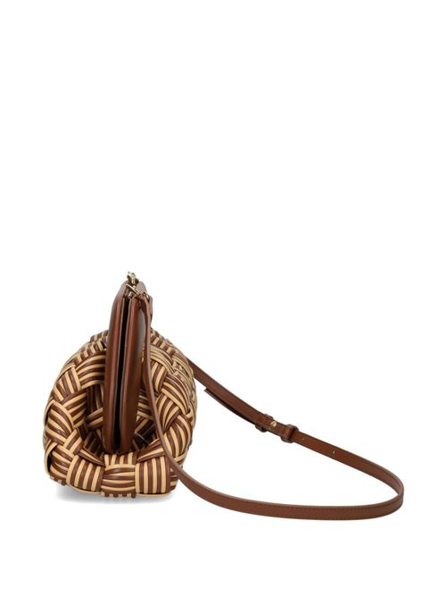 Borsa donna Themoirè bios medium intreccio marrone sabbia THEMOIRE' | 261WTMBM0OIVF1212B
