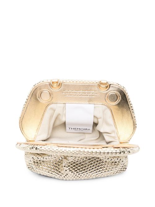 Clutch Themoirè Bios Small dorata con effetto intrecciato e profilo arricciato THEMOIRE' | 261WTMBS0OOIL0019A