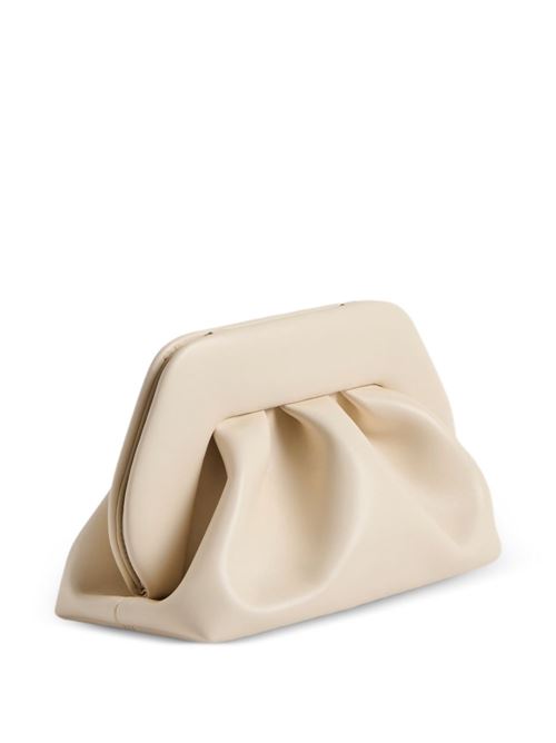 Borsa Themoirè Bios Medium color burro con profilo arricciato e tracolla removibile THEMOIRE' | NS1WTMBM0OOVF0110A