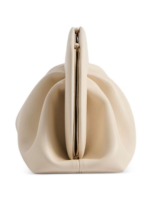 Borsa Themoirè Bios Medium color burro con profilo arricciato e tracolla removibile THEMOIRE' | NS1WTMBM0OOVF0110A