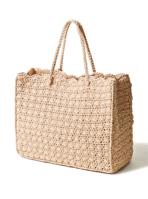 Borsa Tote donna Twinset nera con applicazioni fiori TWINSET | 261TB751013161