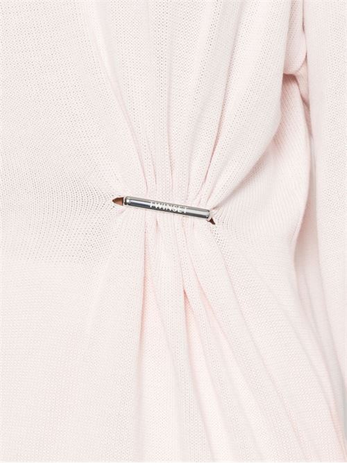 Maglia donna rosa con arricciatura TWINSET | 261TE301000570