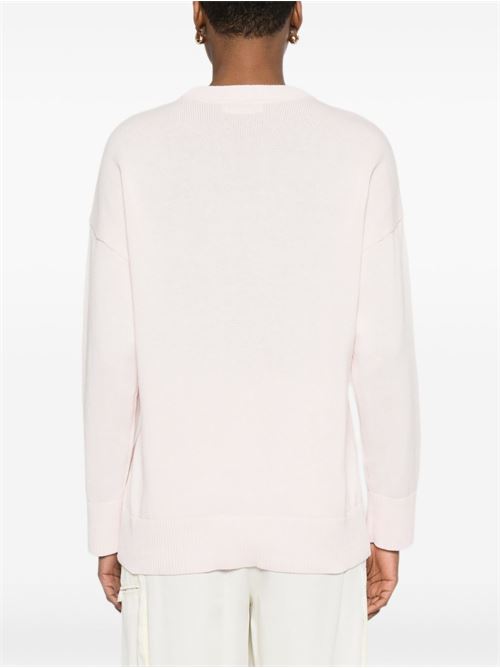 Maglia donna rosa con arricciatura TWINSET | 261TE301000570