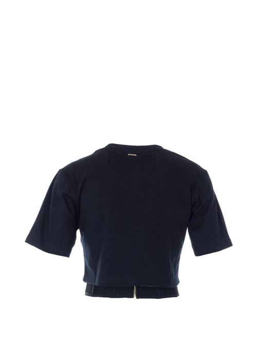 T-shirt donna nera mezza manica TWINSET | 261TP202000006