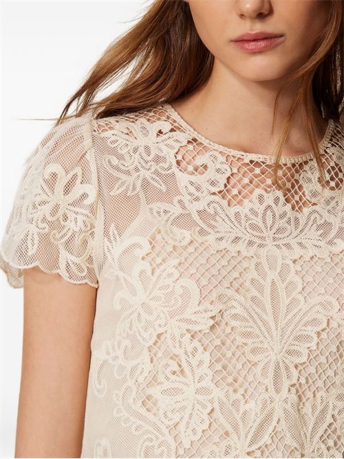 T-shirt donna in pizzo TWINSET | 261TP258100282