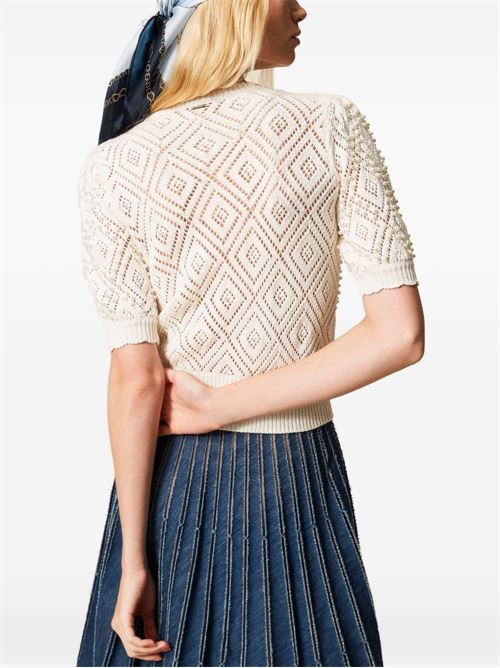 Maglia donna con perle TWINSET | 261TP320100059