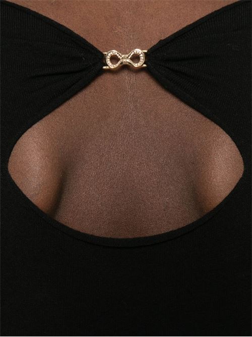 Maglia donna nera con maniche lunghe TWINSET | 261TP332300006