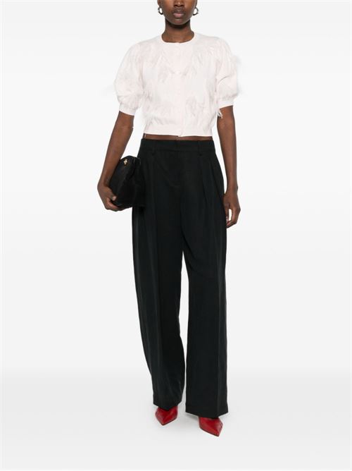 Maglia donna rosa con dettaglio piume TWINSET | 261TP342100570