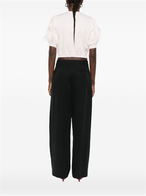 Maglia donna rosa con dettaglio piume TWINSET | 261TP342100570