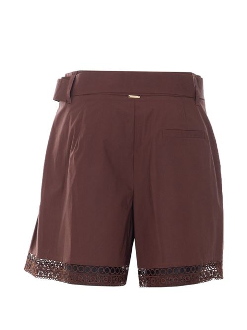Bermuda donna con cintura e ricami TWINSET | 261TT225312110