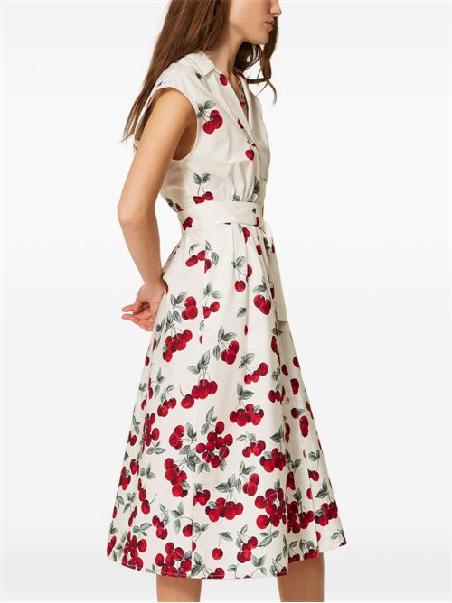 Abito donna midi con stampa ciliegie TWINSET | 261TT259013503
