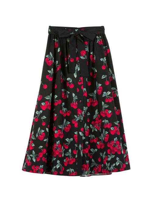 Gonna donna midi con motivo ciliege TWINSET | 261TT259413502