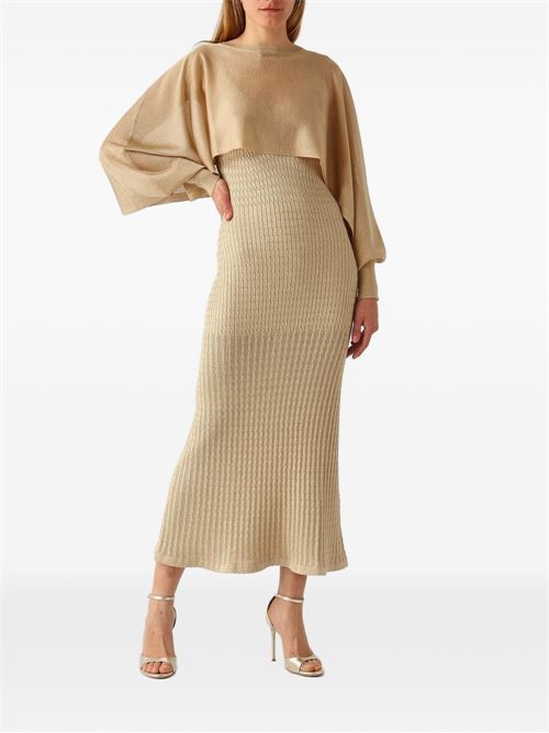 Abito donna Twinset lungo oro TWINSET | 261TT301113574